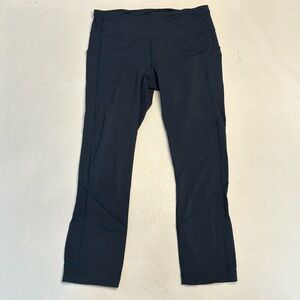 Lululemon Pace Rival Crop Leggings Blue